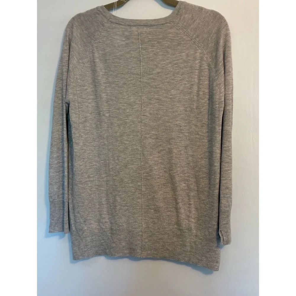 0166 Size Medium Zara Knit Light Grey Lightweight Sweater. VGUC - Picture 5 of 12